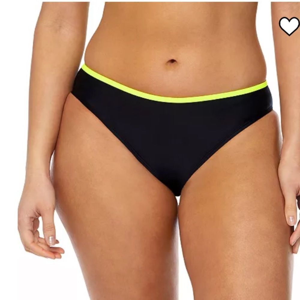 Reebok women’s contrast-trim hipster bikini bottom